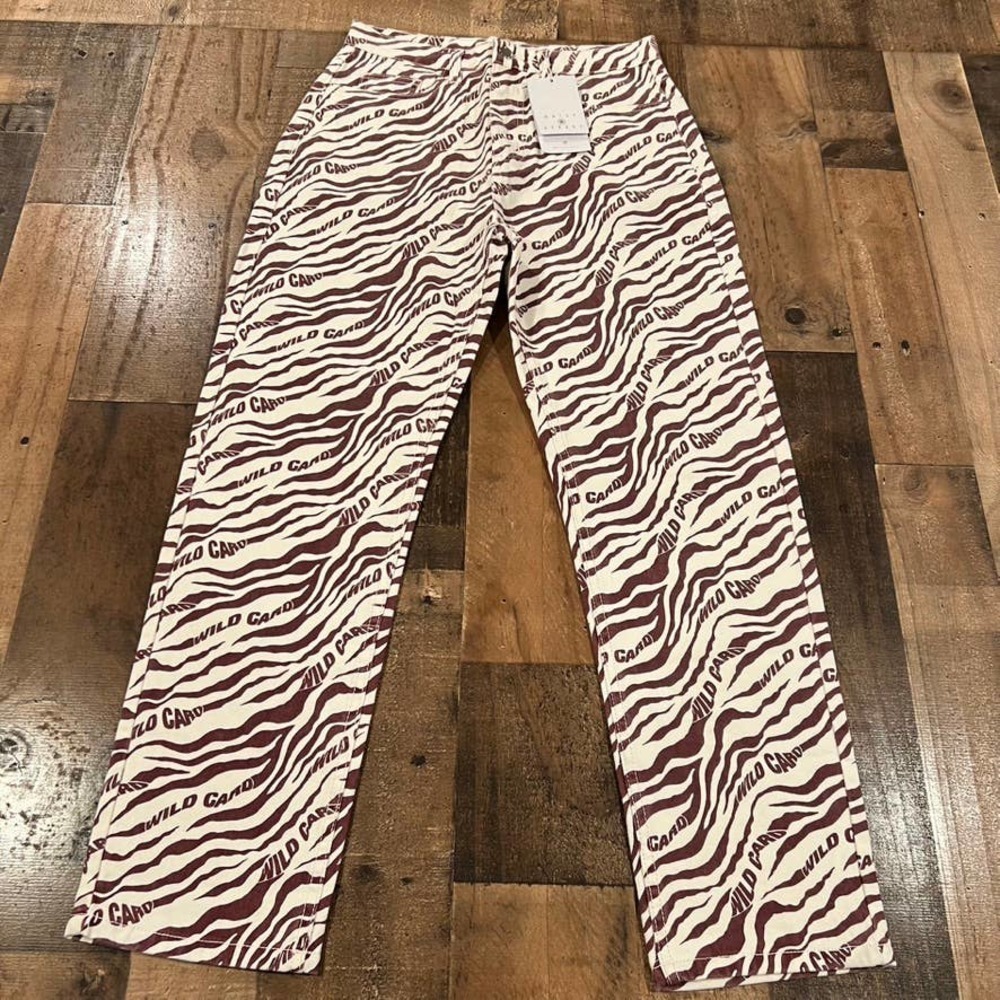 Wild Card Daisy Street Zebra Dad Jean - Picture 2 of 8